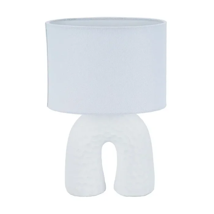 Lámpara de Mesa Versa Blanco Cerámica 18 x 28 cm – Marca: Versa – EAN: 8420327557605
