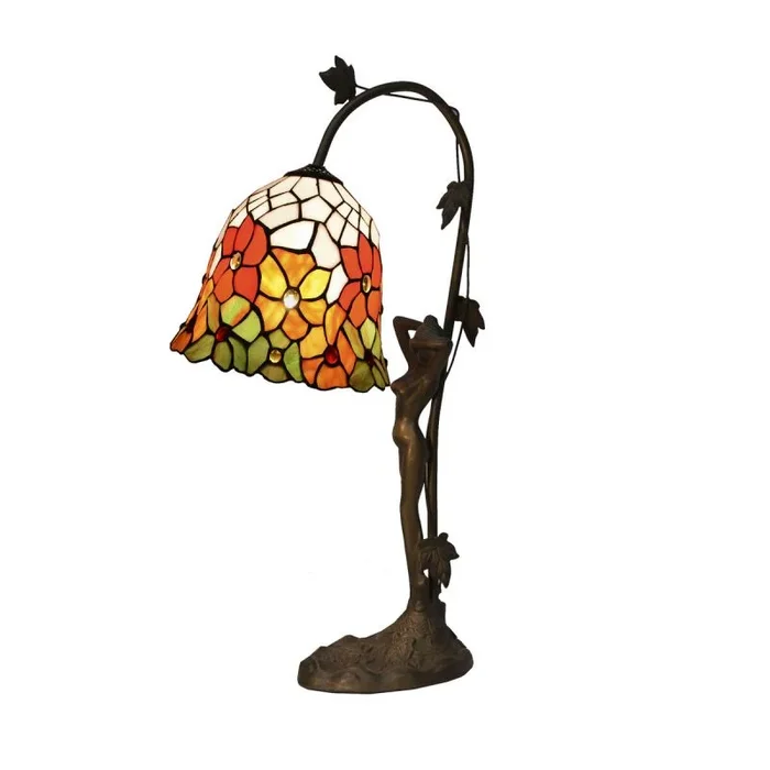Lámpara de mesa viro bell multicolor zinc 60 w 20 x 54 x 20 cm