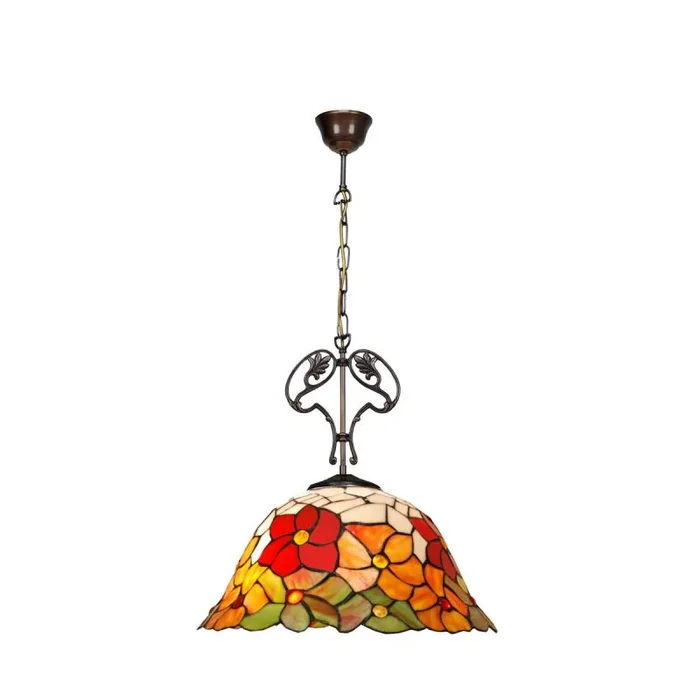 Lámpara de techo viro multicolor zinc 60 w 40 x 30 x 40 cm