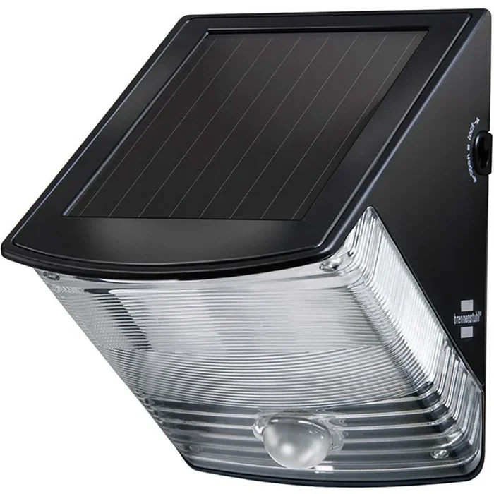 Lámpara led solar de pared con 2 led ip44