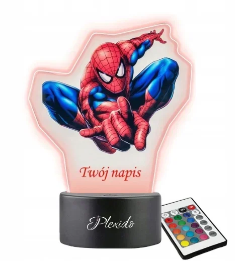 Lampka nocna led spiderman