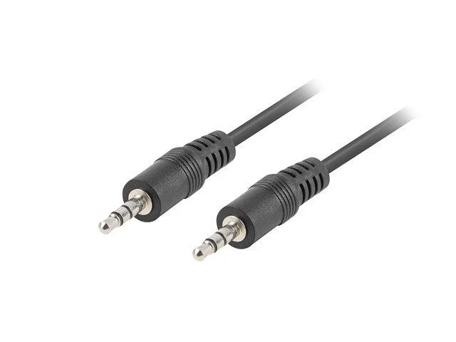 Lanberg CA-MJMJ-10CC-0100-BK cable de audio 10 m 3,5mm Negro