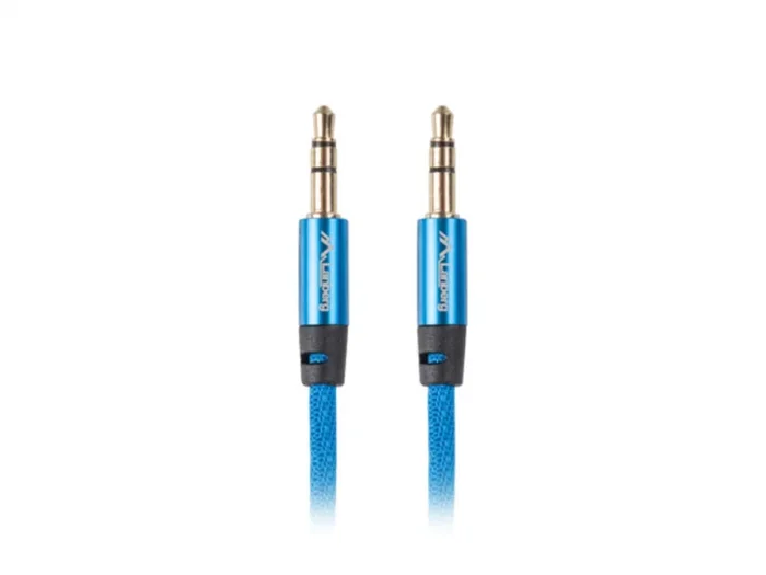 Lanberg CA-MJMJ-10CU-0030-BL cable de audio 3 m 3,5mm Azul
