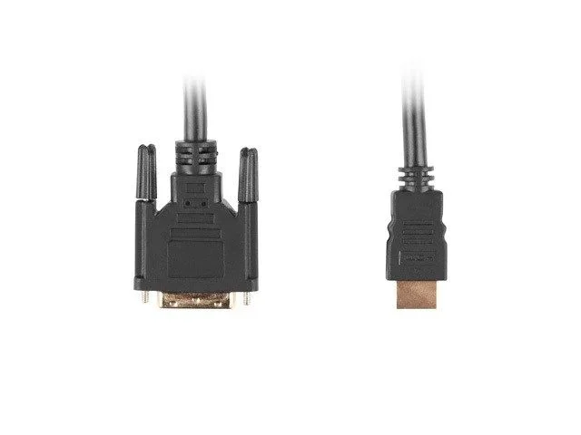 LANBERG KABEL HDMI -> DVI-D(18+1) M/M SINGLE LINK, CZARNY 0,5M