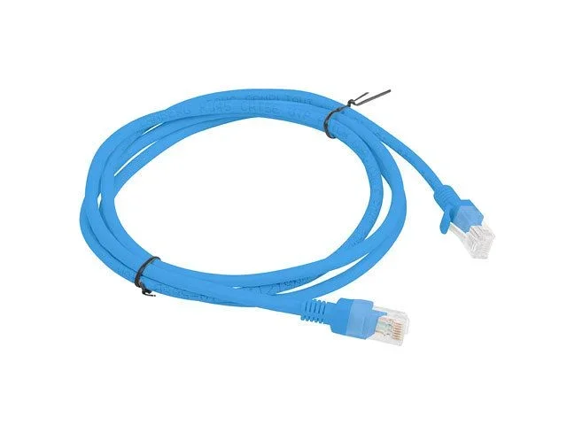 Lanberg PCU5-10CC-0150-BK cable de red Azul 1,5 m Cat5e U/UTP (UTP)