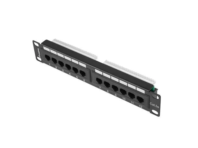 Lanberg PPU5-9012-B panel de parcheo 1U