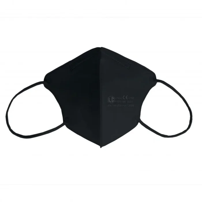 Langci mascarillas infantiles ffp2 – clip nasal ajustable color negro pack de 20