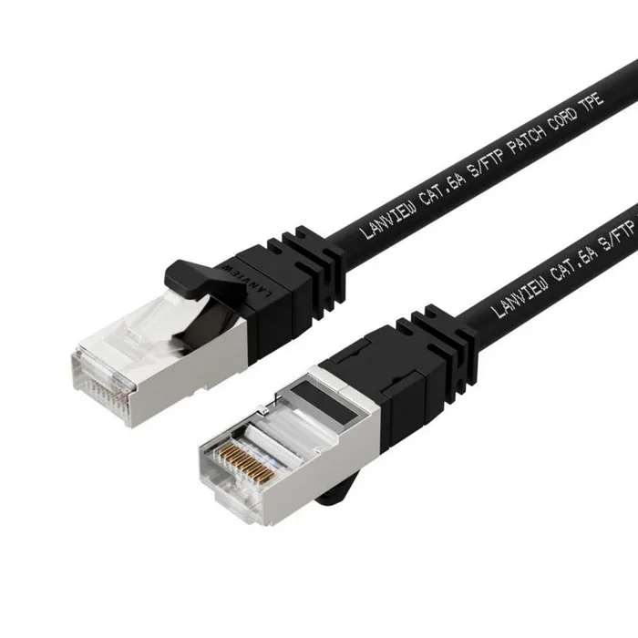 Lanview LV-SFTP6A05B cable de red Negro 5 m S/FTP (S-STP)