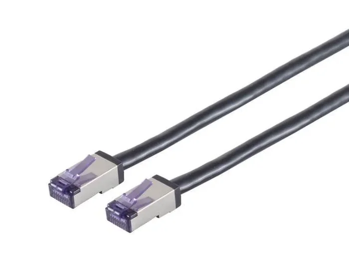 Lanview LVN-CAT6A-FLEX-10M cable de red Negro S/FTP (S-STP)