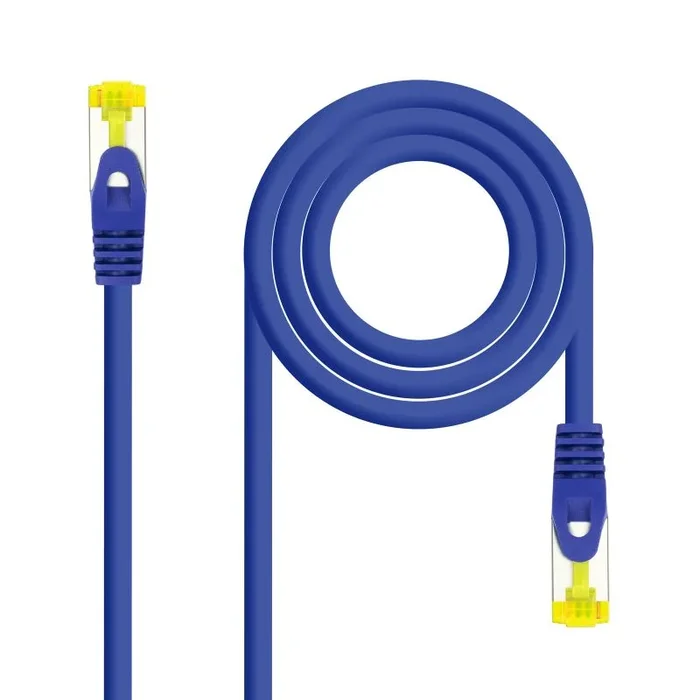 Latiguillo RJ45 Cat6a S/FTP CU LSZH 0,5m AZUL