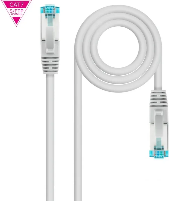 Latiguillo Rj45 Cat7 S/ftp Cu Lszh 0,3m Rojo Nanocable 10.20.1700-l30-r