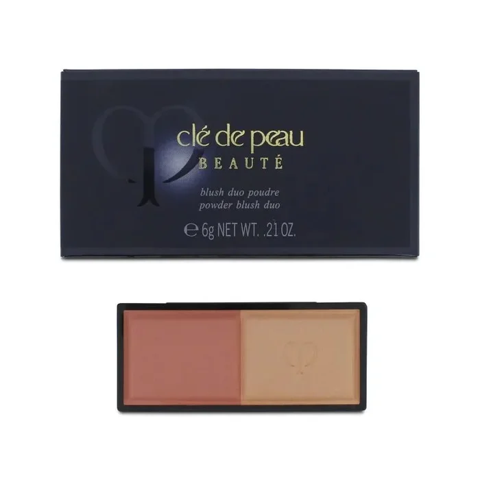 le de Peau Beauté Set Duo Blush en Polvo / Tono 104 / Repuesto 2 piezas / 6 g / Acabado natural y luminoso / Ideal para mejillas radiantes y saludables