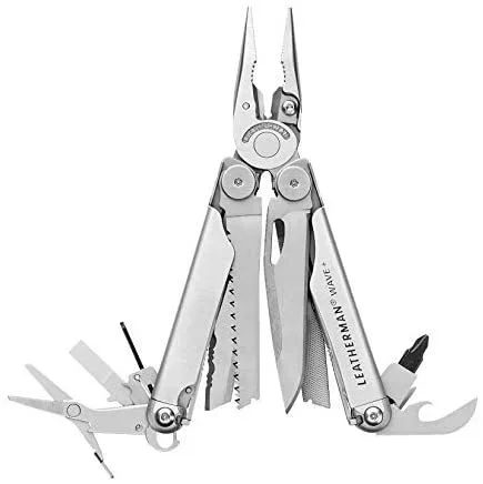 Leatherman Wave alicate multiherramienta para bolsillo 17 herramientas Acero inoxidable