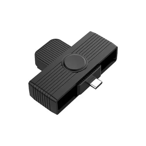 Lector de Tarjetas Inteligentes Rocketek Cr318-C Tipo-C para SIM, ID y CAC