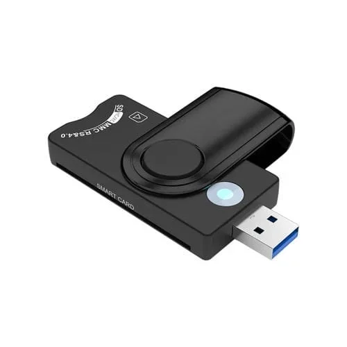 Lector de Tarjetas Multifunción Rocketek Cr310-B USB3.0 para IC Tarjeta Inteligente, SD, TF y SIM