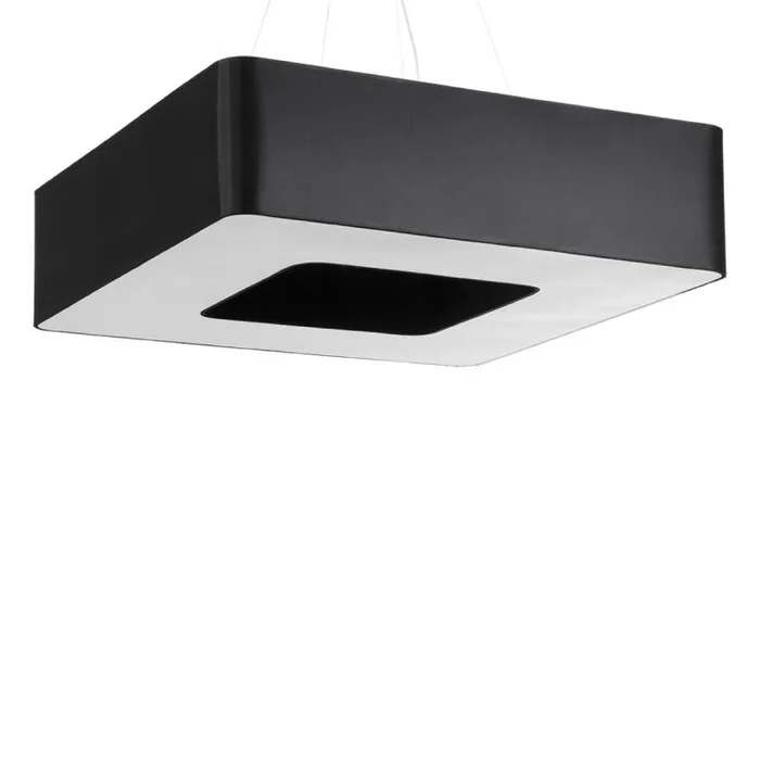 ledbox Lámpara suspendida urano 80 negra e27