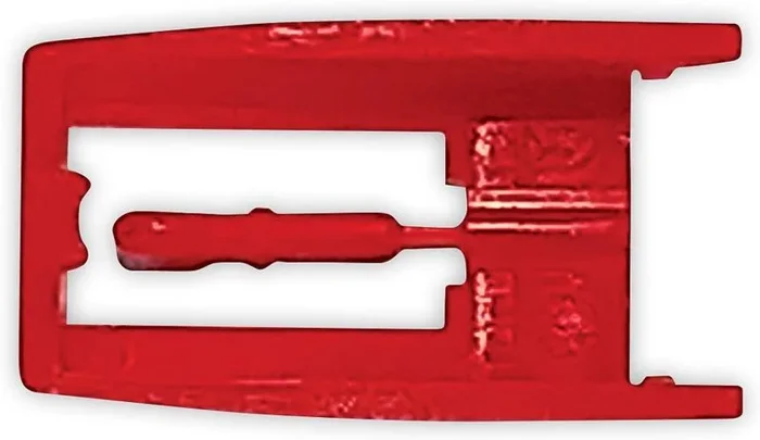 Lenco Aguja giratoria N-10 – Aguja giratoria – Aguja de repuesto – Para tocadiscos Lenco, Classic Phono e ICES – Rojo