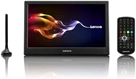Lenco TFT-1038BK monitor o TV portátil Negro 25,4 cm (10″) 1024 x 600 Pixeles