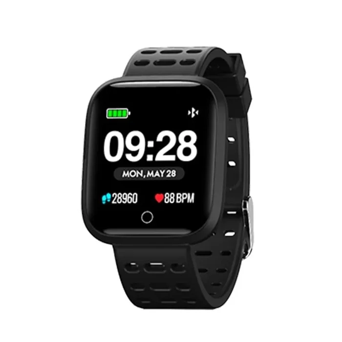 Lenovo e1 smartwatch sports enthusiasts 7 sports modes, 25 days, heart rate (green inner belt)