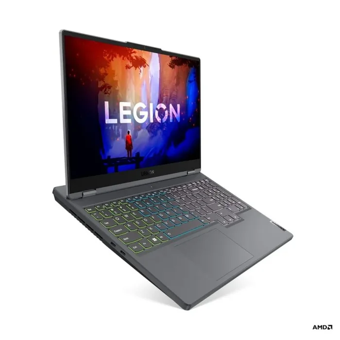 Lenovo Legion 5 AMD Ryzen™ 7 6800H Portátil 39,6 cm (15.6″) Wide Quad HD 16 GB DDR5-SDRAM 512 GB SSD NVIDIA GeForce RTX 3070 Ti Wi-Fi 6E (802.11ax) Windows 11 Home Gris, Negro