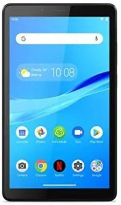 Lenovo Tab M7 – Tablet de 7″ HD/IPS (MediaTek MT8321 Quad Core, 1GB RAM, 16GB eMCP, Android 9, Wifi + Bluetooth 4.0), Color Negro