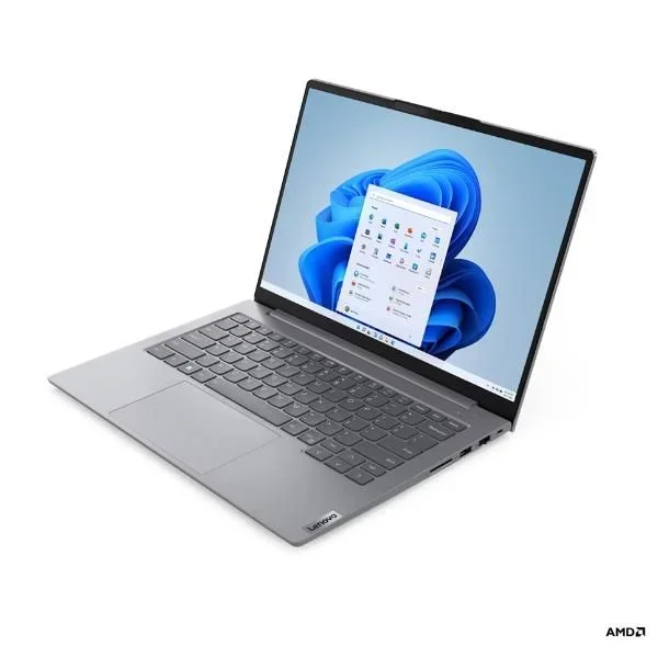 Lenovo ThinkBook 14 G6 ABP AMD Ryzen™ 7 7730U Portátil 35,6 cm (14″) WUXGA 16 GB DDR4-SDRAM 512 GB SSD Wi-Fi 6 (802.11ax) Windows 11 Pro Gris