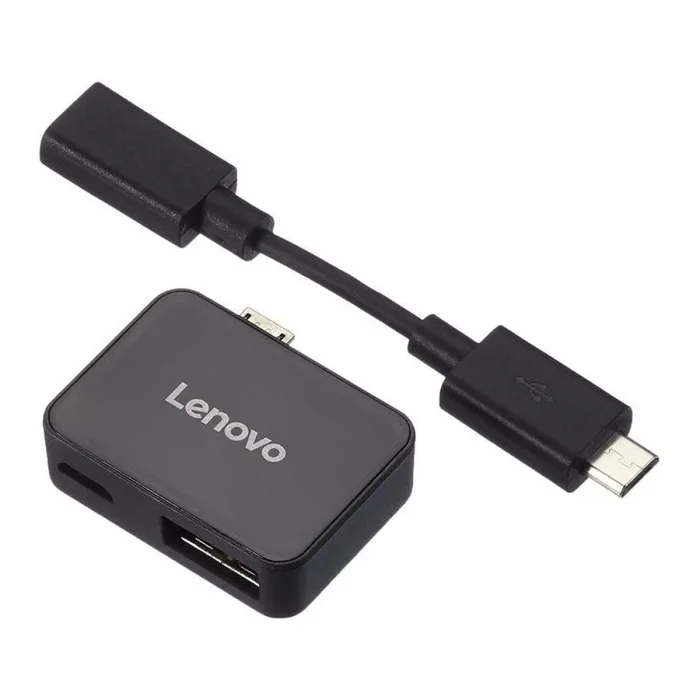 Lenovo ZG38C02819 base para portátil y replicador de puertos USB 2.0 Micro-A Negro