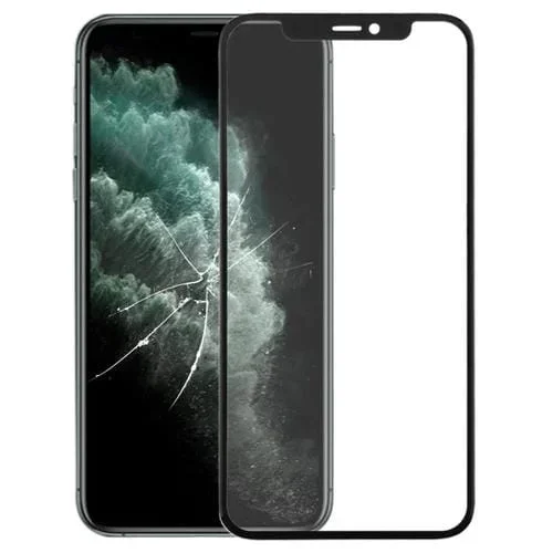 Lente de Cristal Exterior Pantalla Frontal Apple iPhone 11 Pro (Negro)