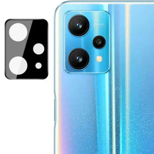 Lente de Cristal Templado con Tapa para Cámara Trasera Oppo Realme 9 Pro 5G (Negra)