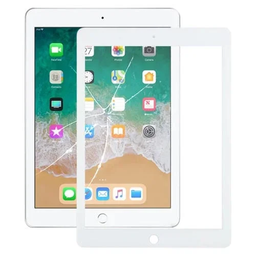 Lente de Vidrio Exterior Pantalla Frontal Apple iPad 9.7 con Adhesivo Ópticamente Transparente OCA (Blanco)