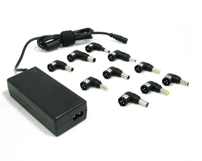 Leotec LENCSHOME10 – Cargador Universal para Notebook, 70W, Color Negro