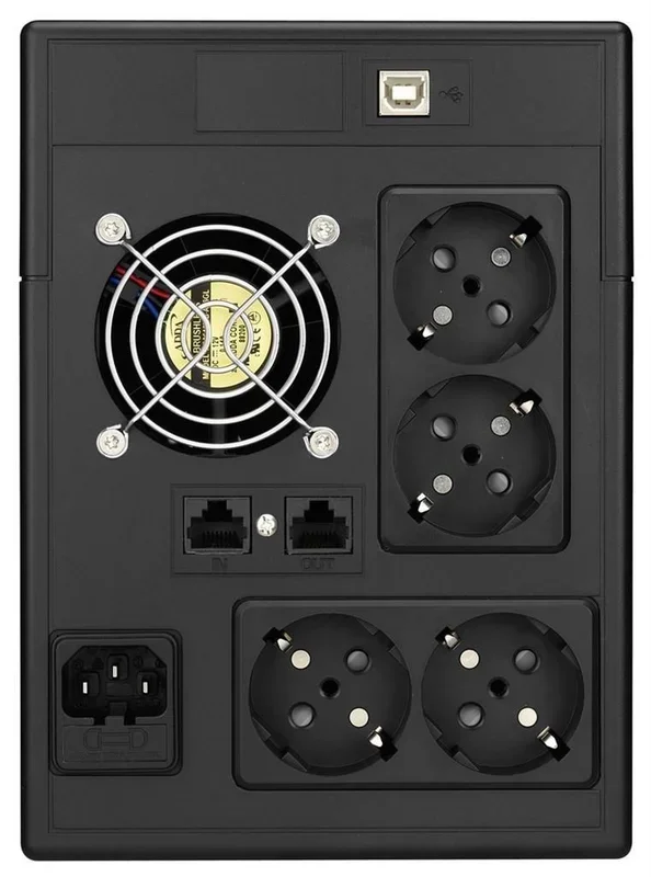 LESTAR MC-2000SSU AVR 4XSCH USB sistema de alimentación ininterrumpida (UPS) Línea interactiva 2 kVA 1200 W