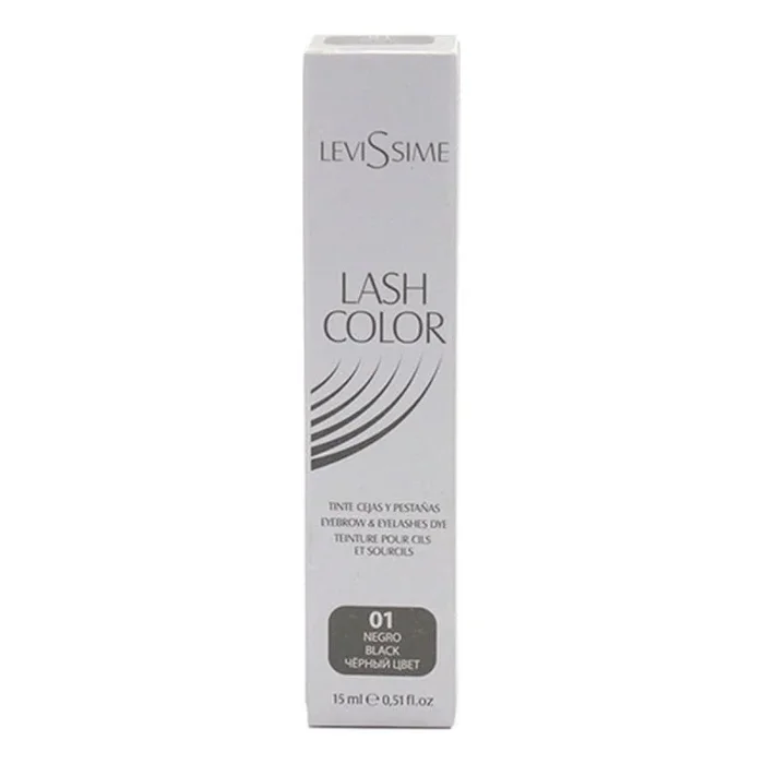 Levissime LASH Color 01 Negro 15 ml, Único, Estándar