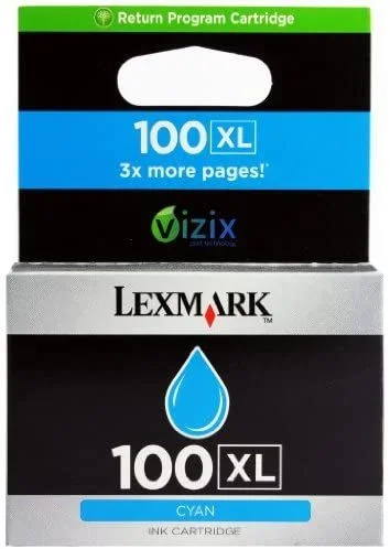 Lexmark 100XL cartucho de tinta 1 pieza(s) Original Alto rendimiento (XL) Cian