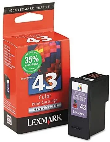 Lexmark #43XL cartucho de tinta 1 pieza(s) Original Cian, Magenta, Amarillo