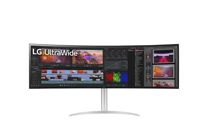LG 49BQ95C-W pantalla para PC 124,5 cm (49″) 5120 x 1440 Pixeles UltraWide Dual Quad HD Blanco