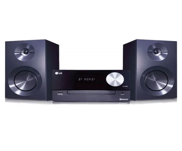 Lg cm2460 microcadena 100w de potencia con bluetooth usb aux tv sound sync xdds