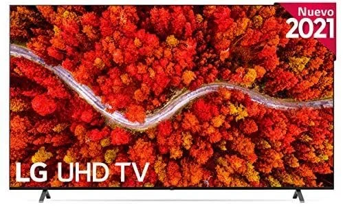 LG Televisor 86UP8000-ALEXA – Smart TV 86 Pulgadas (217 cm) y Resolución 4K UHD α7 Gen4, con 2 HDMI 2.1, HDMI 2.0, 3 USB 2.0, Bluetooth 5.0, Wifi, HDR10, HLG, IA y Sonido Dolby Atmos