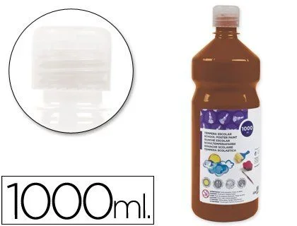Liderpapel 59229 pintura a base de agua Marrón 1000 ml Botella 1 pieza(s)