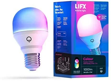 LIFX Colour Bombilla inteligente Wi-Fi Blanco 9 W