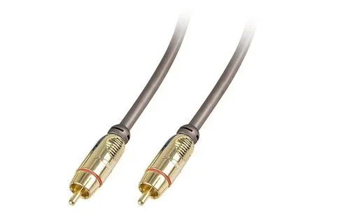 Lindy 1m, RCA cable de vídeo compuesto Gris