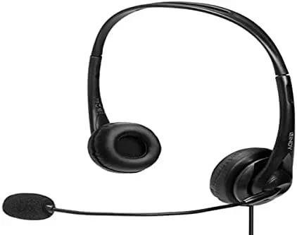 Lindy 20432 auricular y casco Auriculares Alámbrico Oficina/Centro de llamadas Negro
