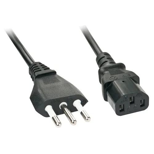 Lindy 30415 cable de transmisión Negro 5 m CEI 23-16 C13 acoplador