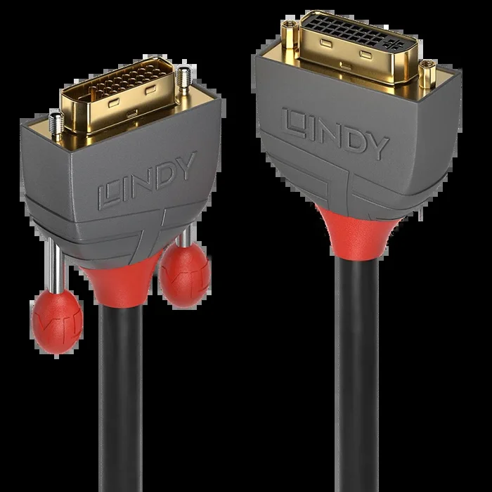 Lindy 36234 cable DVI 5 m DVI-D DVI-I Negro