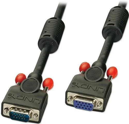 Lindy 36397 cable VGA 10 m VGA (D-Sub) Negro