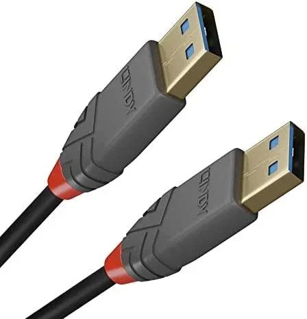 Lindy 36752 cable USB 2 m USB 3.2 Gen 1 (3.1 Gen 1) USB A Negro