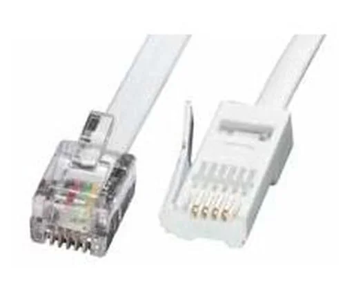 Lindy 3m RJ-11/BT Blanco