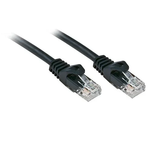 Lindy RJ-45/RJ-45 Cat6 10m cable de red Negro U/UTP (UTP)