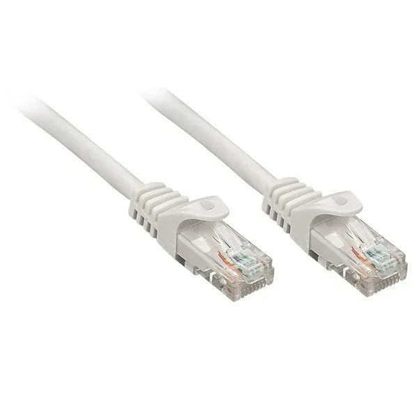 LINDY RJ-45/RJ-45 Cat6 5m – Cable de Red (5 m, Cat6, U/UTP (UTP), RJ-45, RJ-45, Gris)