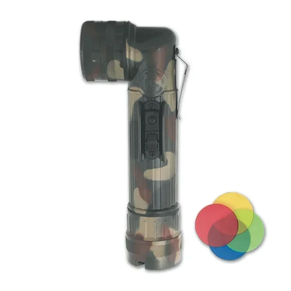 Linterna Crossnar de codo grande camo 4 lentes de distintos colores 53047